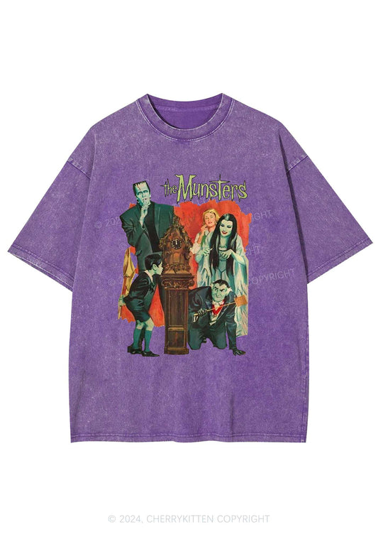 Halloween The Munsters Y2K Washed Tee Cherrykitten