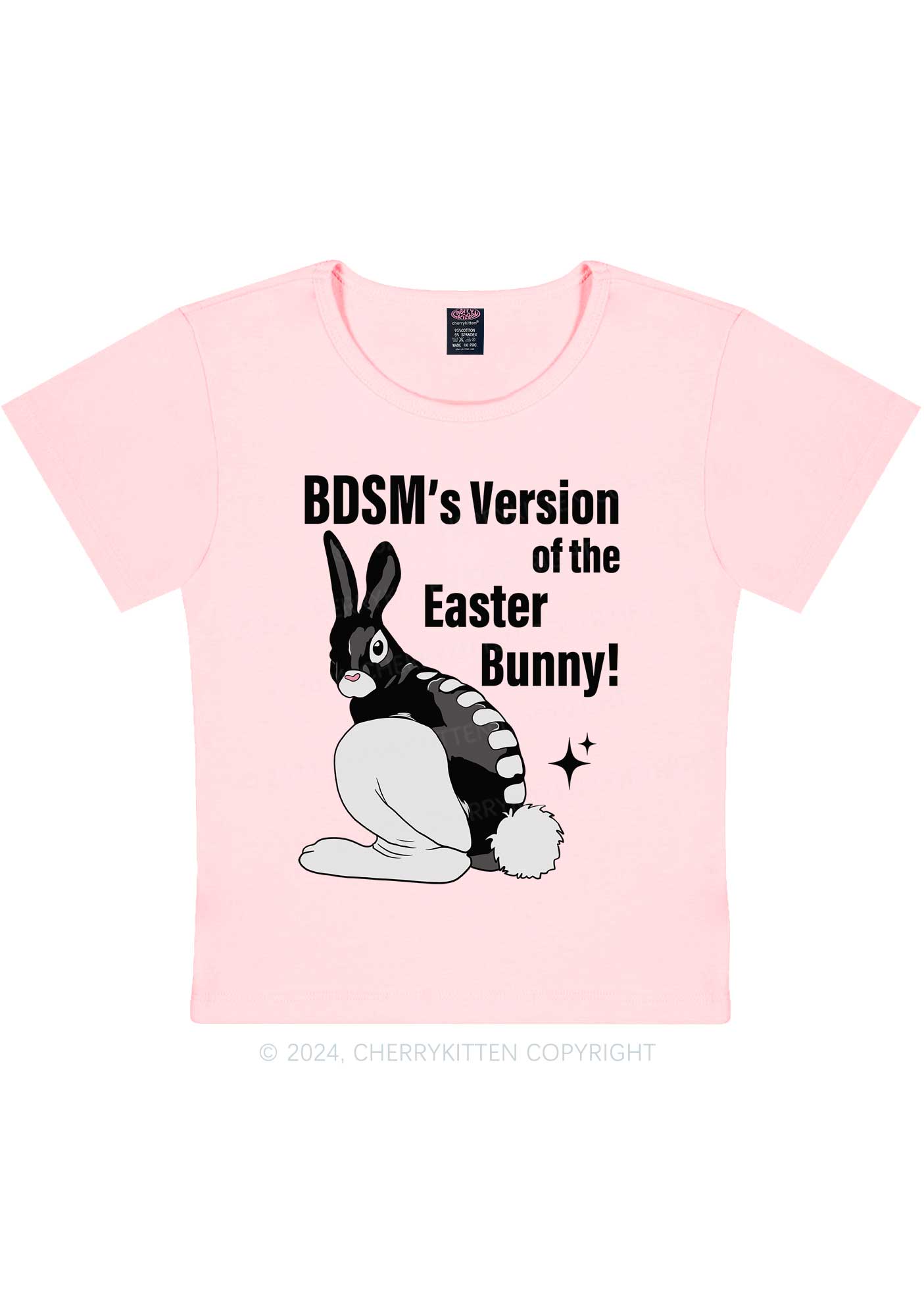 Easter Bunny Y2K Baby Tee Cherrykitten