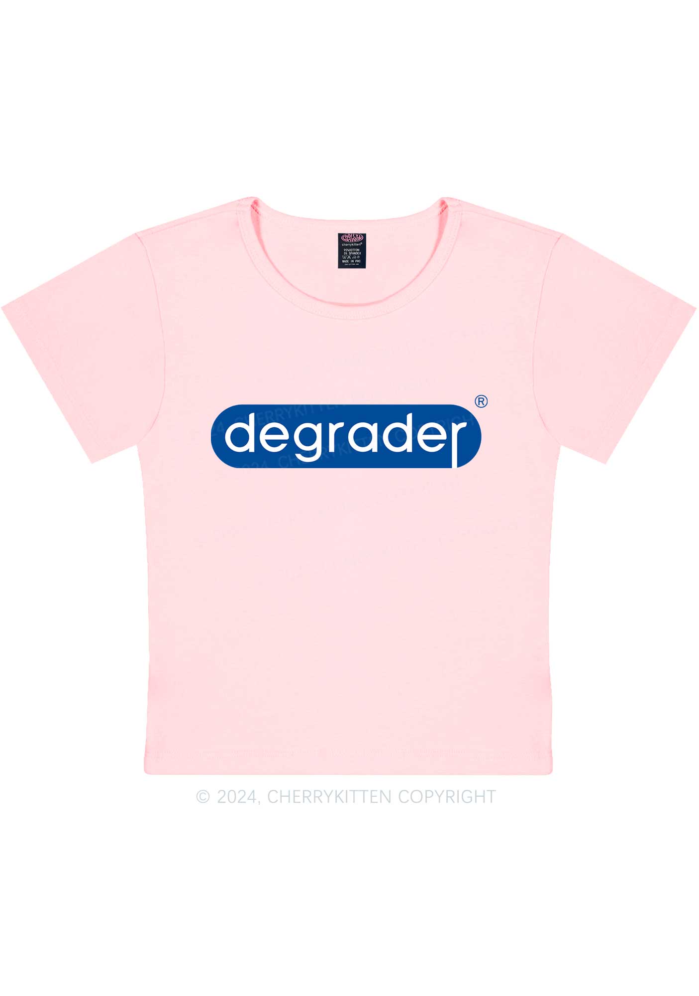 Degrader Y2K Baby Tee Cherrykitten