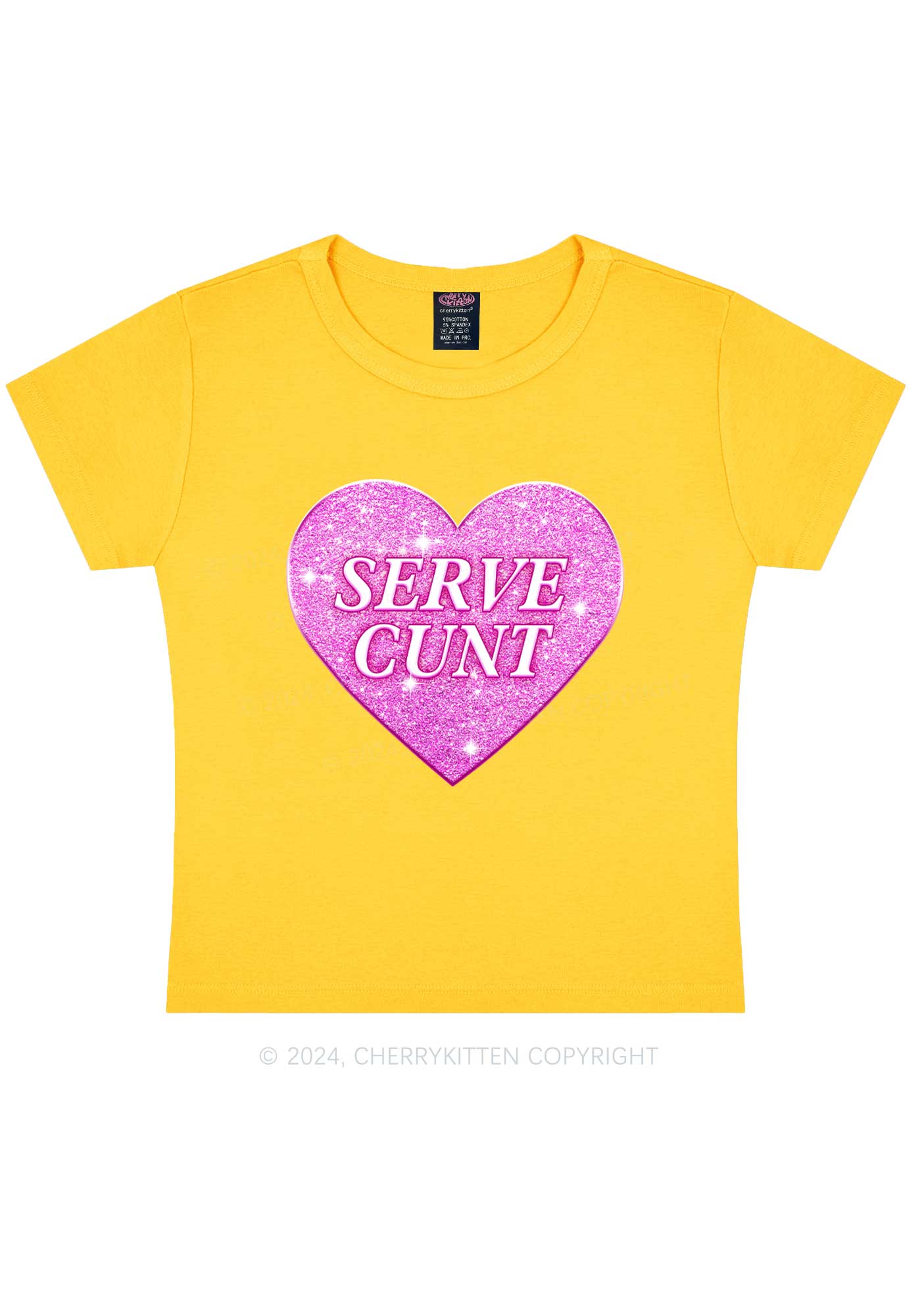 Serve Cxxt Y2K Valentine's Day Baby Tee Cherrykitten