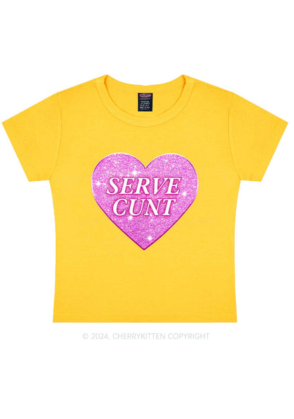 Serve Cxxt Y2K Valentine's Day Baby Tee Cherrykitten