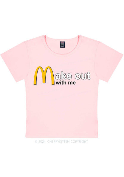 Make Out With Me Y2K Baby Tee Cherrykitten