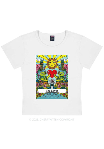 The Lover Frog Y2K Baby Tee Cherrykitten