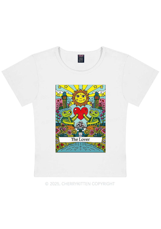 The Lover Frog Y2K Baby Tee Cherrykitten