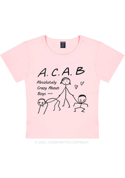 Crazy Boys Y2K Baby Tee Cherrykitten