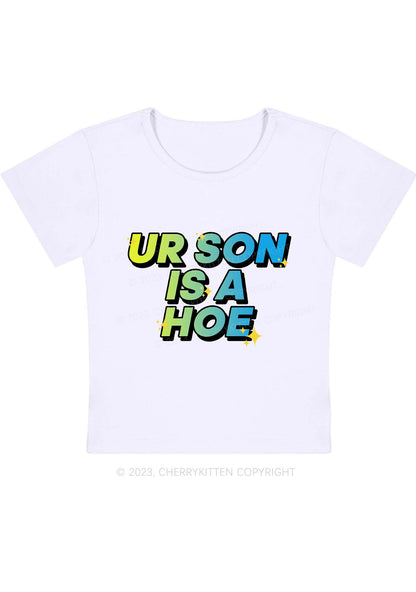 Curvy UR Son Is A Hxx Baby Tee Cherrykitten