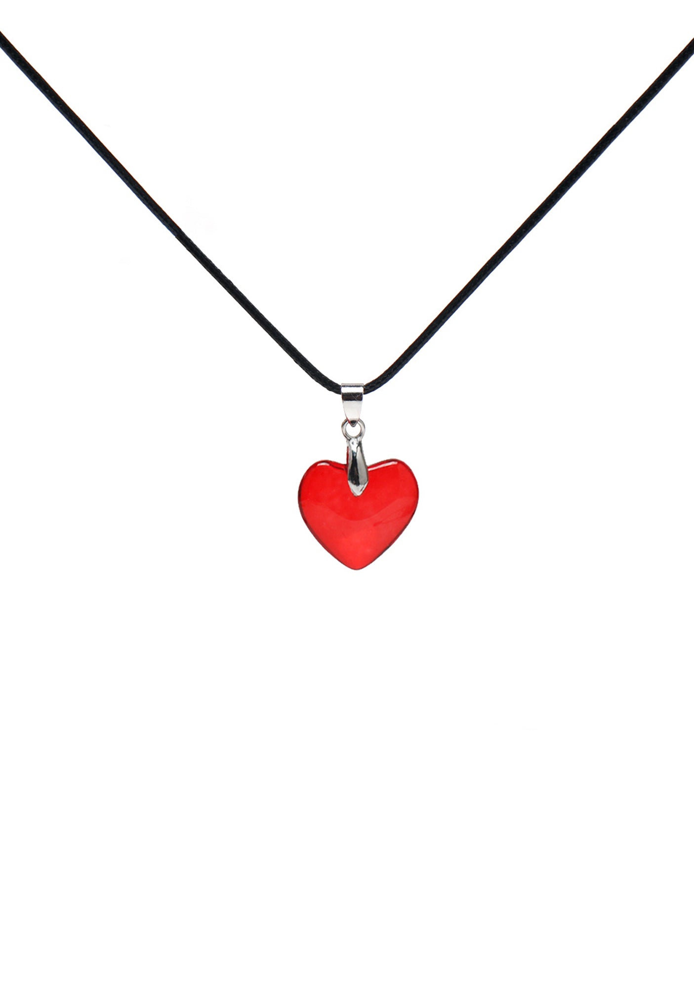 Red Heart Y2K Necklace Cherrykitten