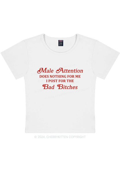 Curvy Male Attention Y2K Baby Tee Cherrykitten