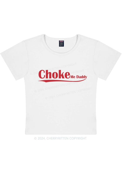 Curvy Choke Me Daddy Y2K Baby Tee Cherrykitten