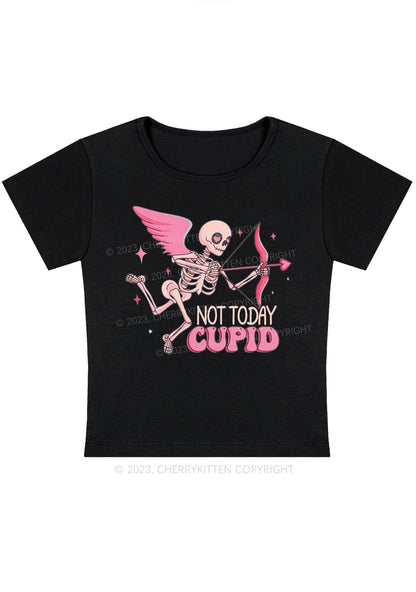 Not Today Cupid Halloween Baby Tee Cherrykitten