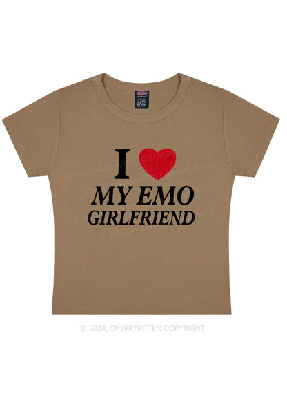 I Love My Emo GF Y2K Valentine's Day Baby Tee Cherrykitten