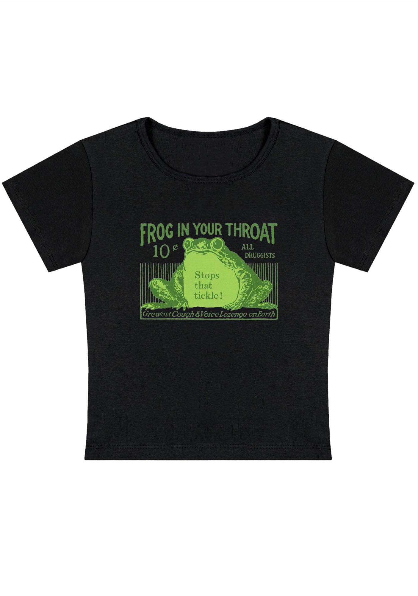 Curvy Frog In Your Throat Baby Tee