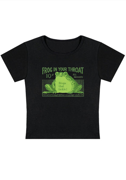 Curvy Frog In Your Throat Baby Tee