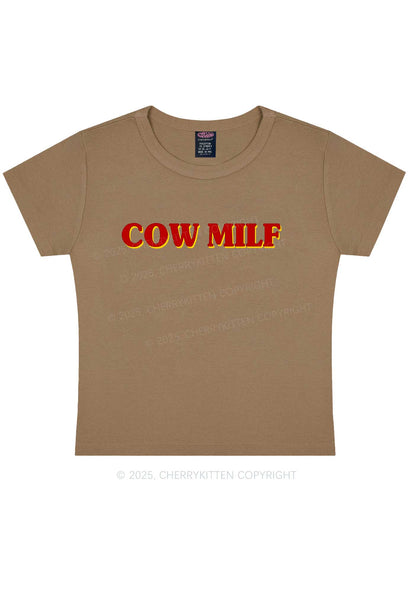 Cow Mxxf Y2K Baby Tee Cherrykitten