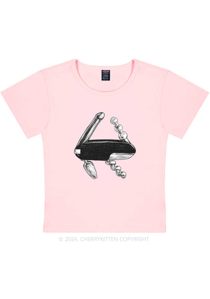 Bottle Opener Y2K Baby Tee Cherrykitten