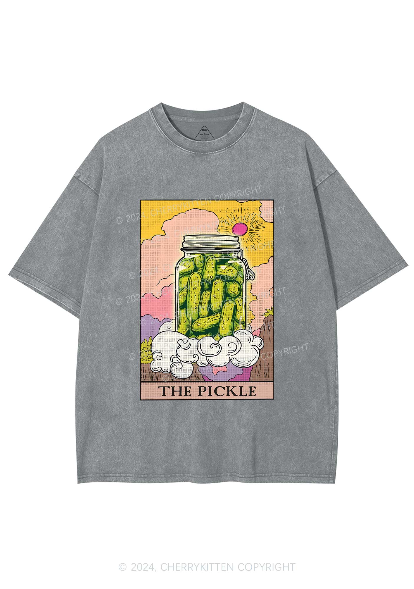 The Pickle Y2K Washed Tee Cherrykitten