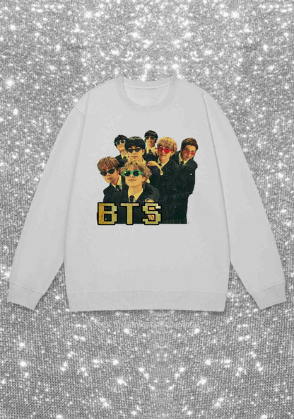 Vintage Bangtan Boys Kpop Y2K Sweatshirt Cherrykitten