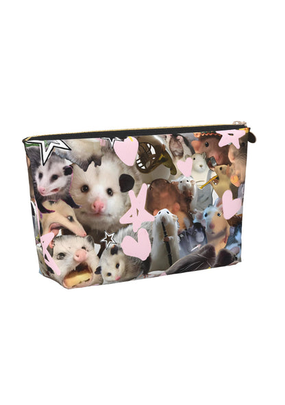 Rats Y2K Leather Makeup Bag Cherrykitten