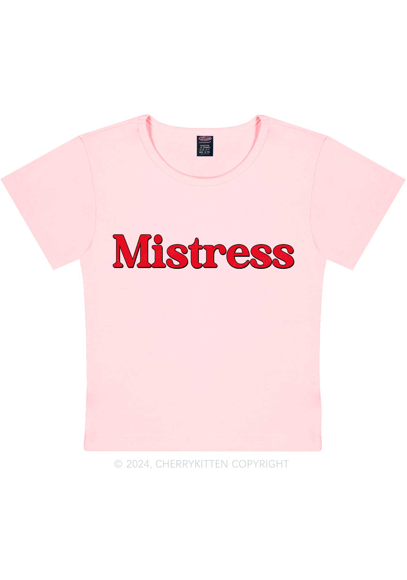 Mistress Y2K Baby Tee Cherrykitten