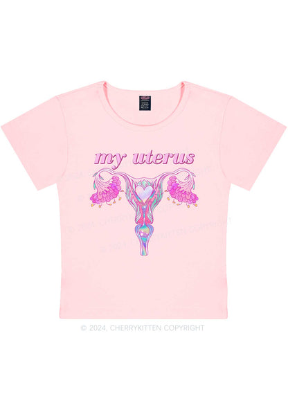 Female Organ Y2K Baby Tee Cherrykitten