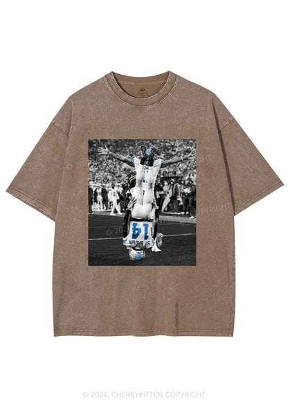 Headstand Celebration Y2K Super Bowl Washed Tee Cherrykitten