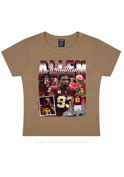 Red Allen Y2K Super Bowl Baby Tee Cherrykitten