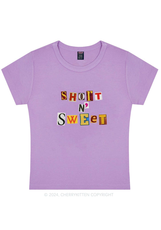 Short N Sweet Y2K Baby Tee Cherrykitten