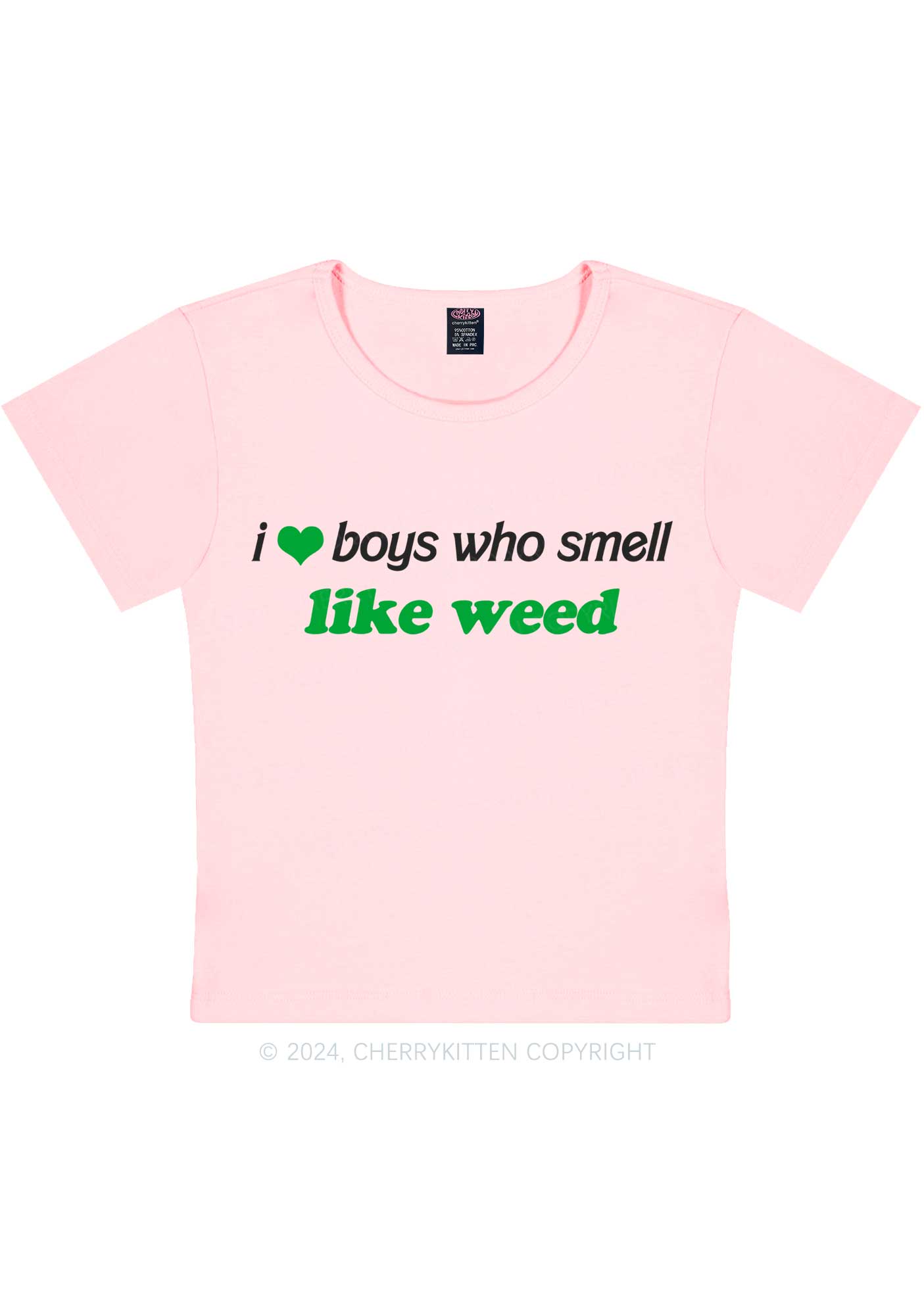 Boys Smell Like Wxxd Y2K Baby Tee Cherrykitten