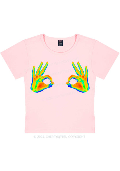 Thermal Ok Y2K Baby Tee Cherrykitten