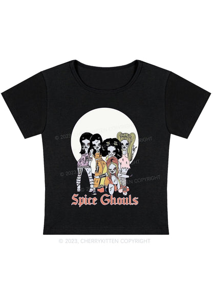 Spice Ghouls Halloween Baby Tee Cherrykitten