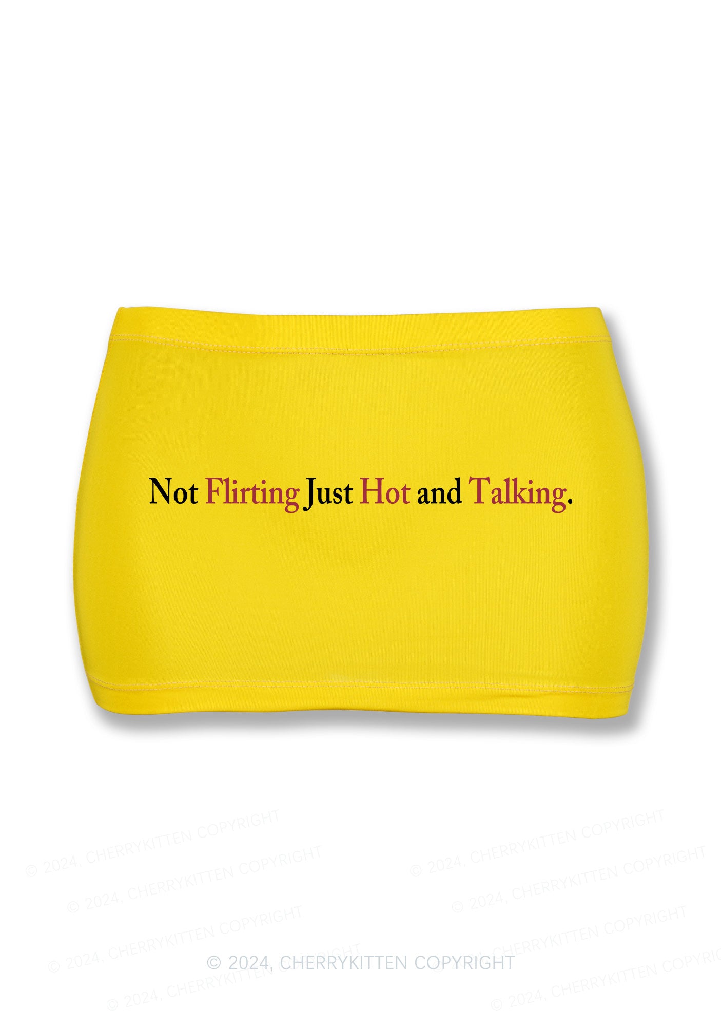 Just Hot And Talking Y2K Mini Hip Skirt Cherrykitten