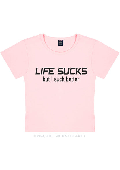 Life Sucks Y2K Baby Tee Cherrykitten