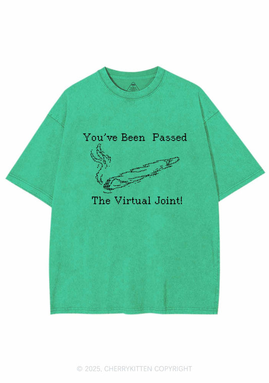 The Virtual Joint Y2K Washed Tee Cherrykitten