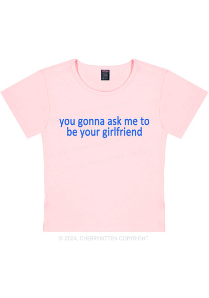 Be Your Girlfriend Y2K Baby Tee Cherrykitten