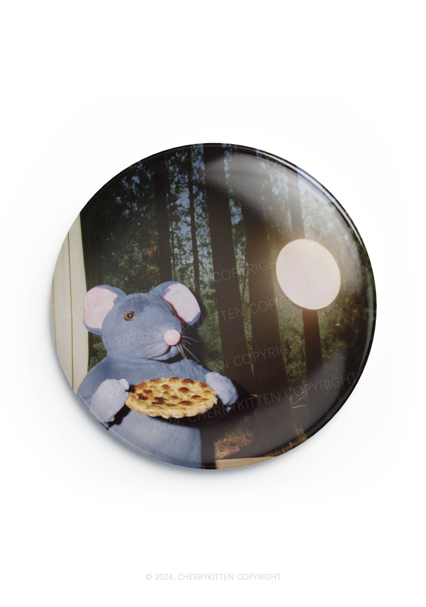 Pizza Rat 1Pc Y2K Pin Cherrykitten