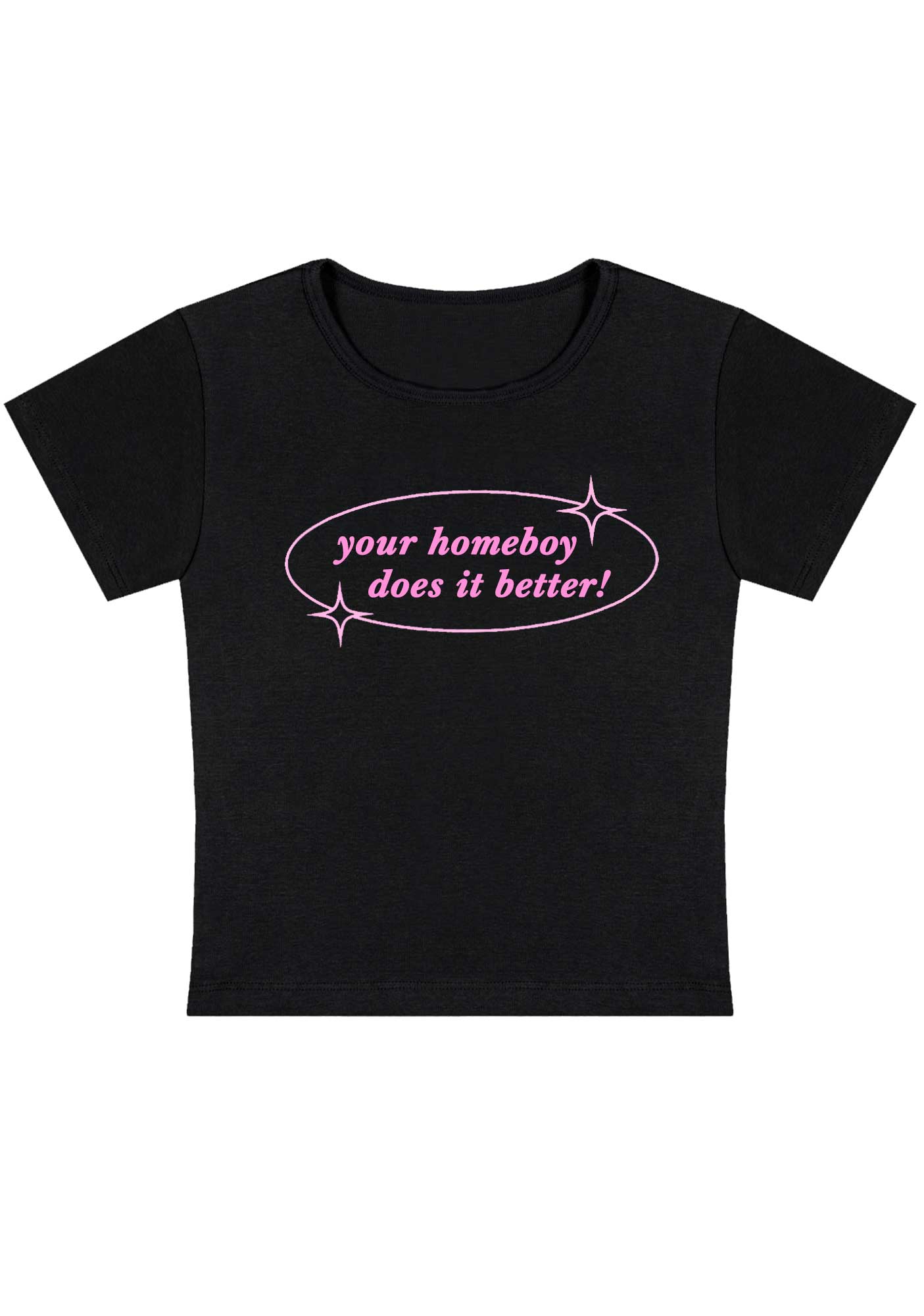 Curvy Your Homeboy Does It Better Baby Tee