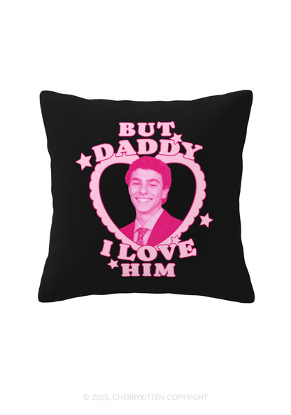 Daddy I Love Him Luigi Y2K Throw Pillow Cover Cherrykitten