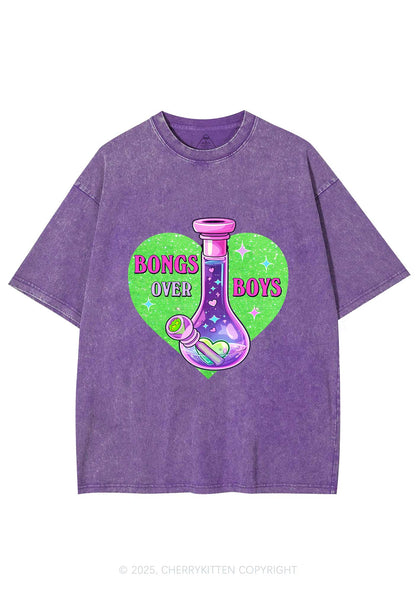 Bongs Over Boys Y2K Washed Tee Cherrykitten