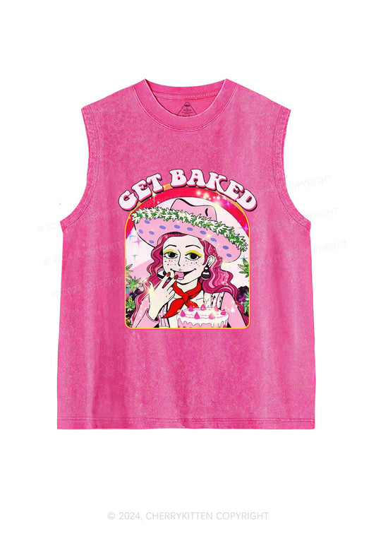 Get Baked Y2K Washed Tank Cherrykitten