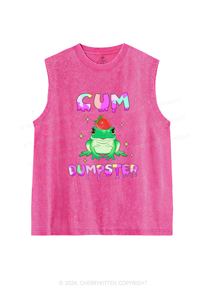 Frog Cxm Dumpster Y2K Washed Tank Cherrykitten