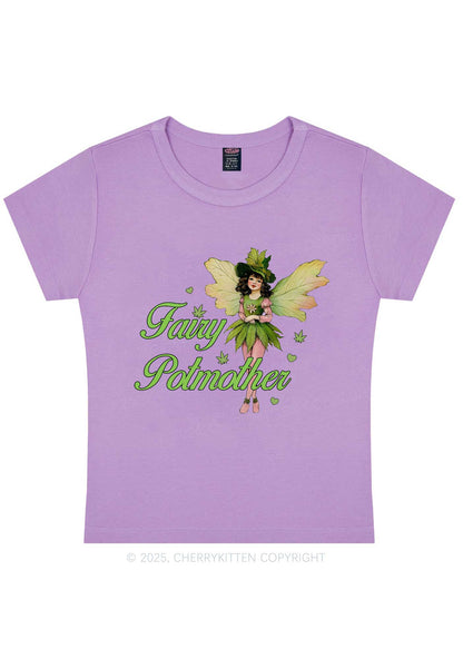 Fairy Potmother Y2K Baby Tee Cherrykitten