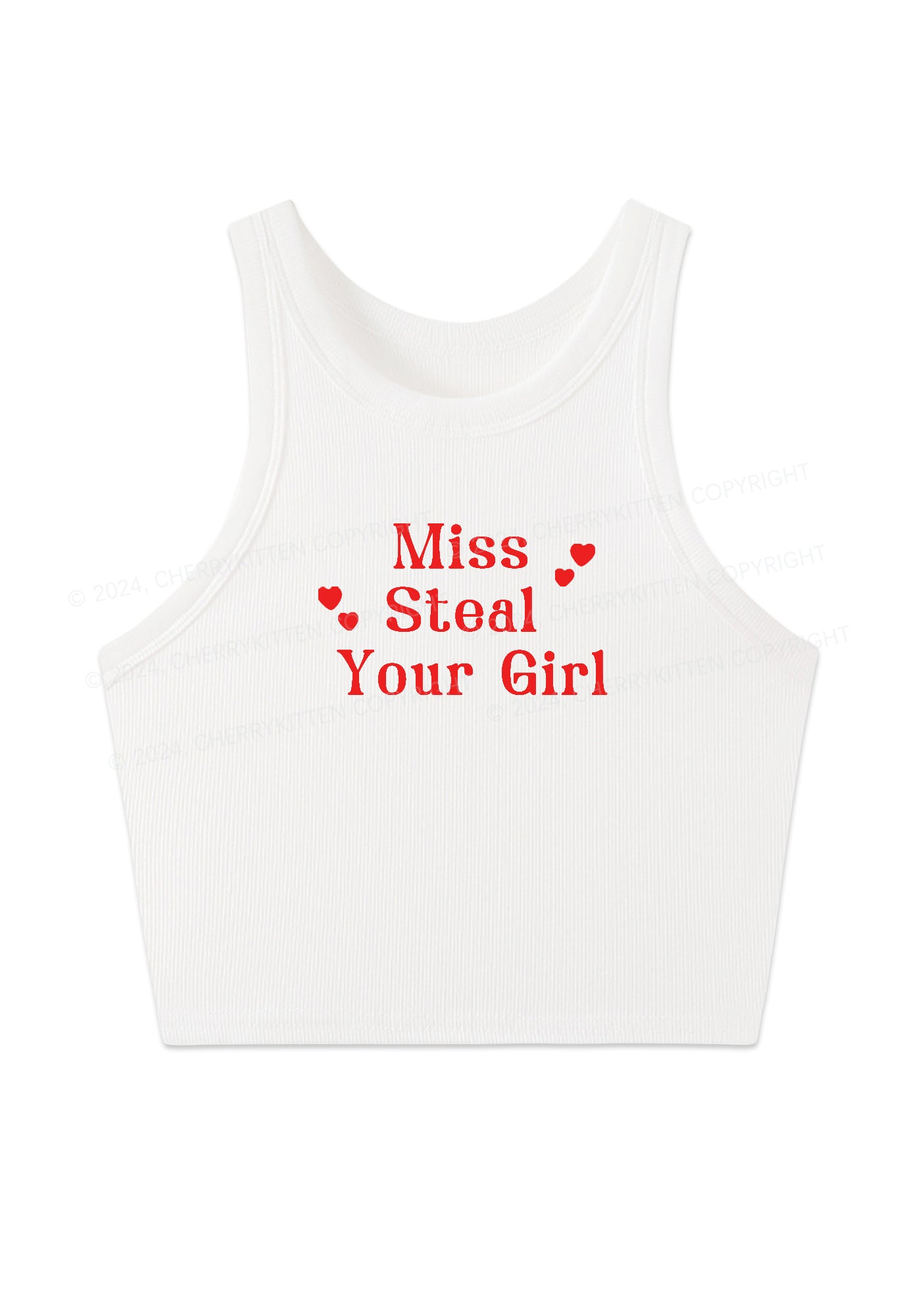 Miss Steal Your Girl Y2K Crop Tank Top Cherrykitten