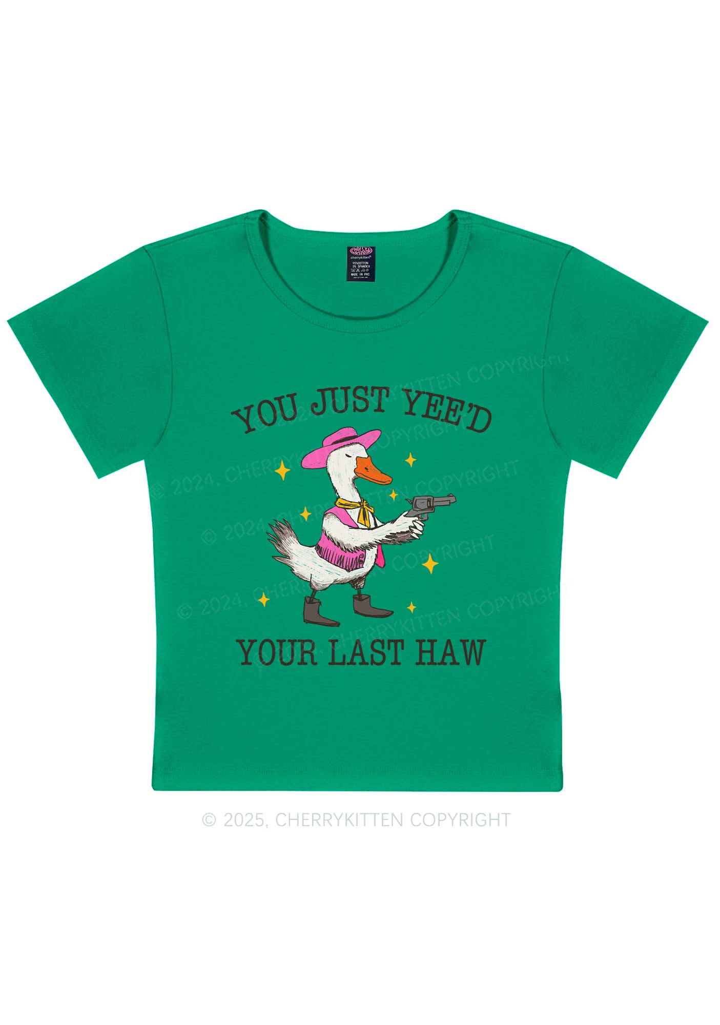 You Just Yeed Goose Y2K Baby Tee Cherrykitten