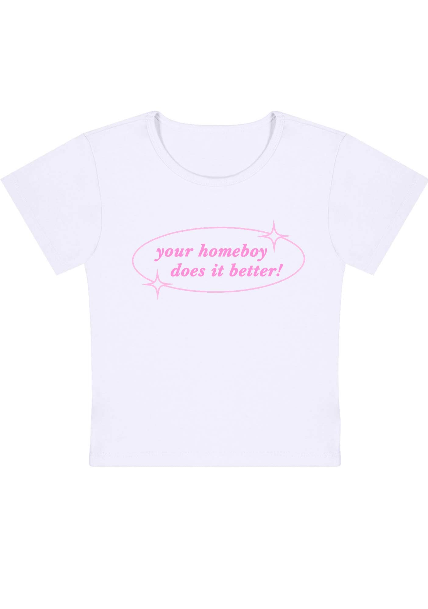 Curvy Your Homeboy Does It Better Baby Tee