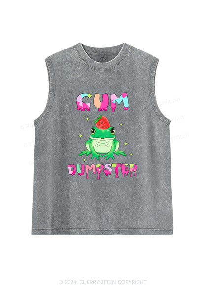 Frog Cxm Dumpster Y2K Washed Tank Cherrykitten