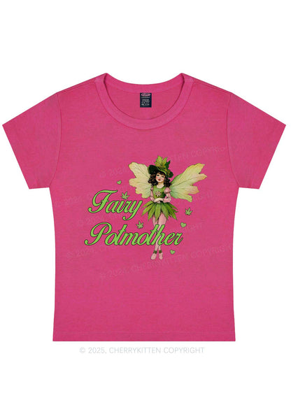 Fairy Potmother Y2K Baby Tee Cherrykitten