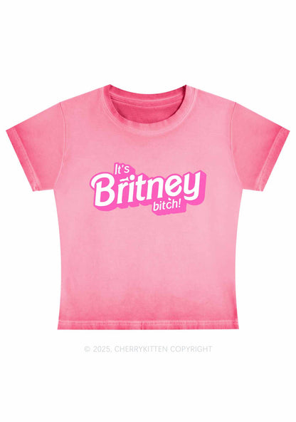 It's Britney Bixch Y2K Vintage Classic Tee Cherrykitten