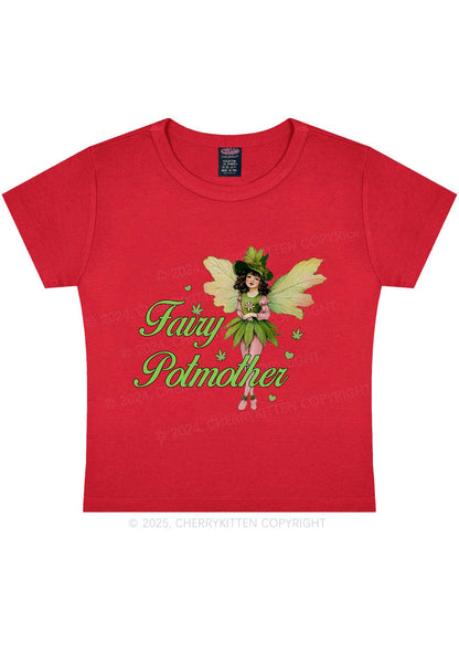 Fairy Potmother Y2K Baby Tee Cherrykitten