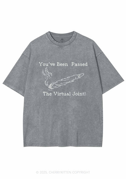 The Virtual Joint Y2K Washed Tee Cherrykitten