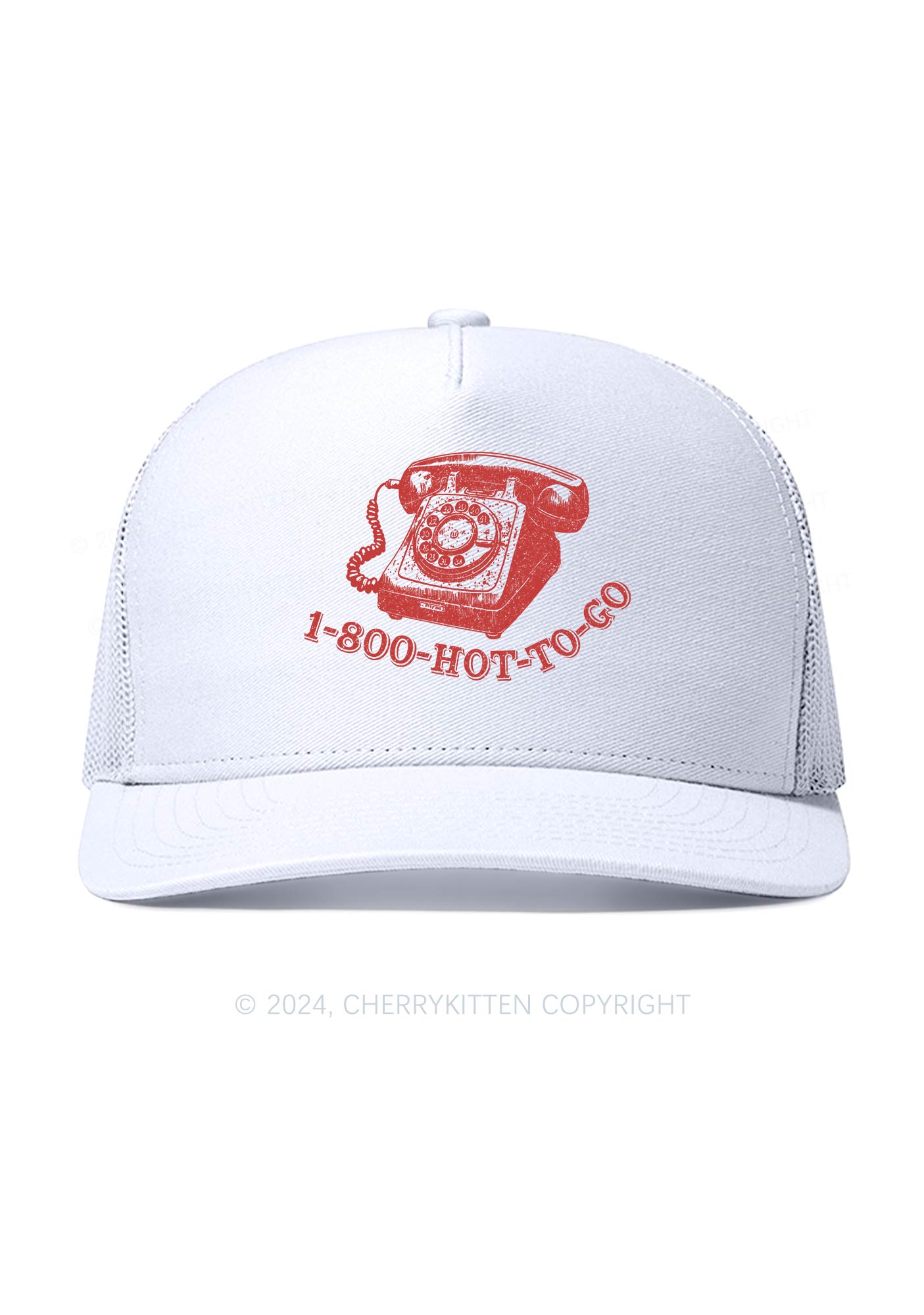 Hot To Go Y2K Trucker Mesh Hat Cherrykitten